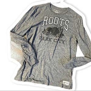 Roots gray T-Shirt Size S.